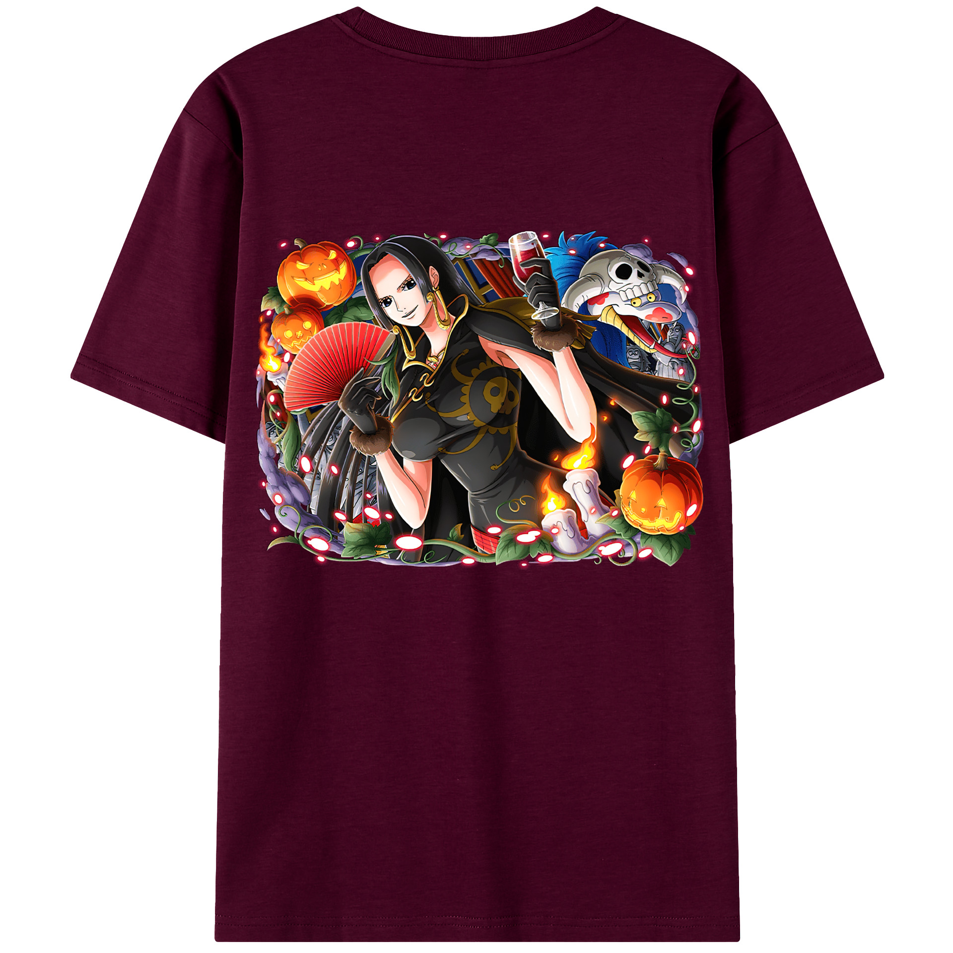 ワンピース ボア・ハンコック ONE PIECE Boa·Hancock レディース半袖Tシャツ(バックプリント)